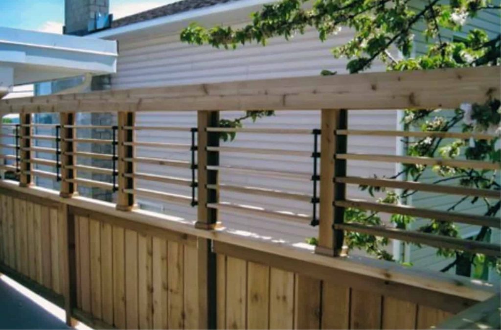 The louvers prepared with FLEXfence DIY Louver Kit which are opened up to allow sunlight in, ventilation through, or a breeze in.